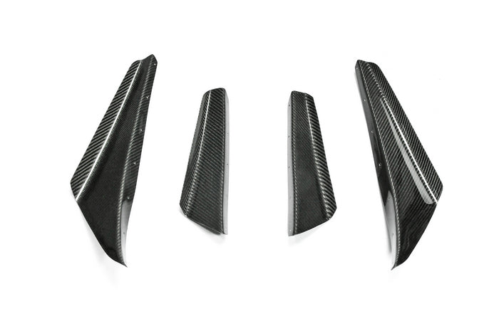 Mitsubishi EVO 5 Front bumper canard (4 pcs)