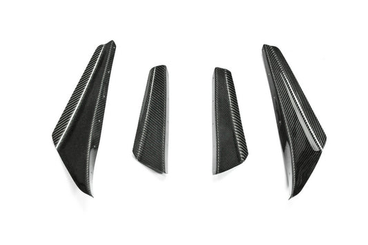 Mitsubishi EVO 5 Front bumper canard (4 pcs)