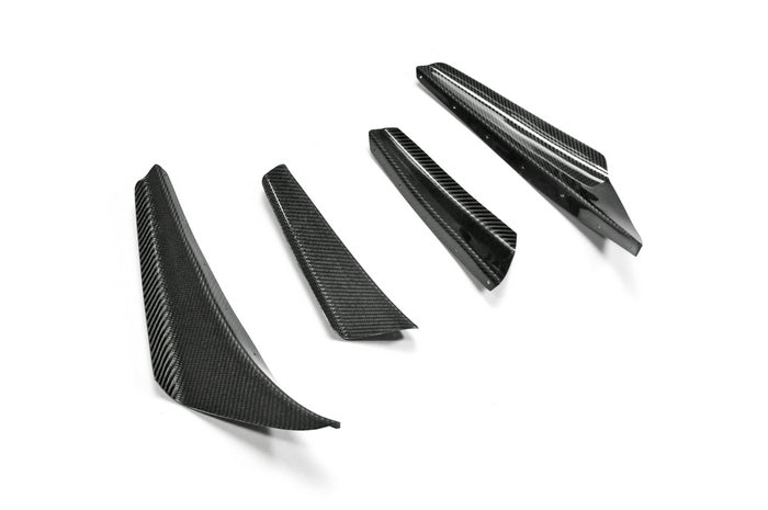 Mitsubishi EVO 5 Front bumper canard (4 pcs)