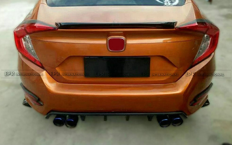 Honda Civic 10th FC 16-18 KS-Style Rear Diffuser