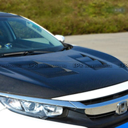 Honda 16-18 10th Gen Civic FC MU-Style Hood