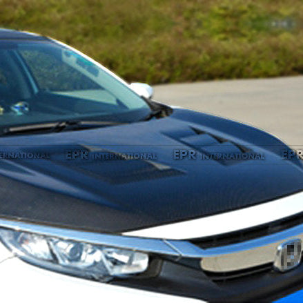 Honda 16-18 10th Gen Civic FC MU-Style Hood