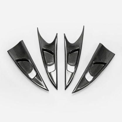 Honda 16-18 10th Gen Civic FC Inner Door Pull Surround 4Pcs LHD (4Door Front & Rear)