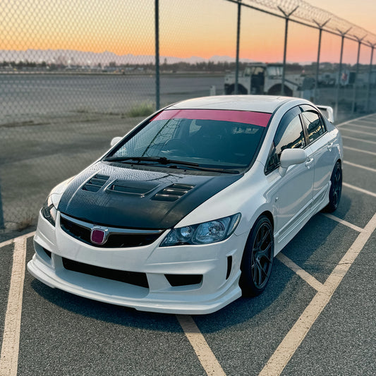 Honda 06-11 Civic JDM FD2 ING Style Hood