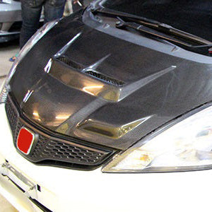 HONDA 08-10 Jazz/Fit JS Style vented front hood