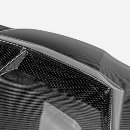 Honda 08-10 Jazz Fit GE 6 7 8 9 JS Style vented hood (With rain guard tray)