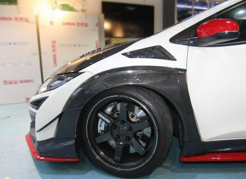 Honda 15-17 Civic Type R FK2 TM Type Front fender flares