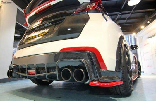 Honda 15-17 Civic Type R FK2 TM Type Rear lip