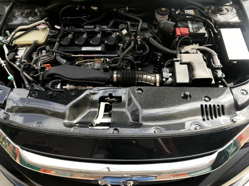 Honda 17 onwards Civic FK7 engine bay front cooling panel