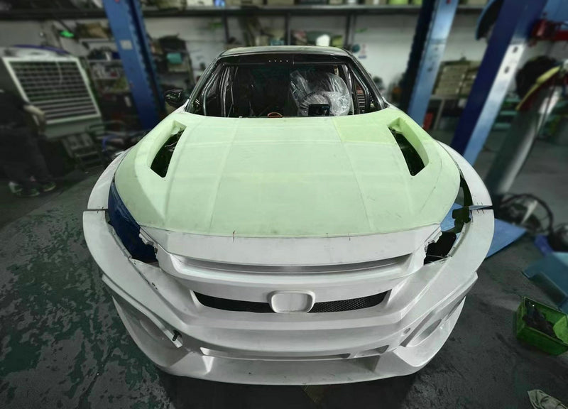 Honda Civic FK7 TCR Type wide body hood (Fit TCR wide body kit only)