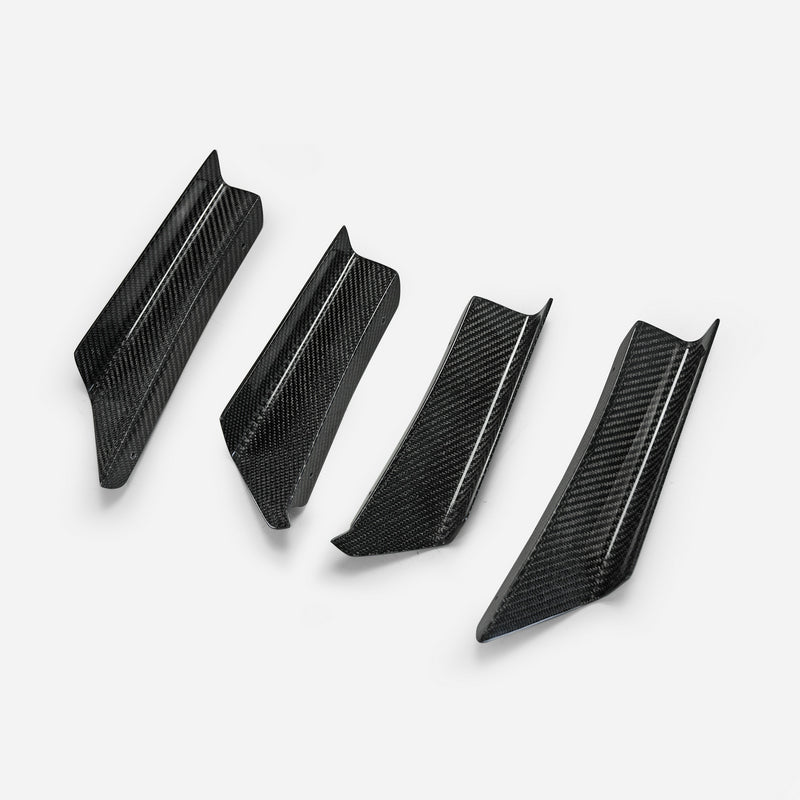 Honda Civic Type R FK8 EPA Type Front bumper Canard 4Pcs