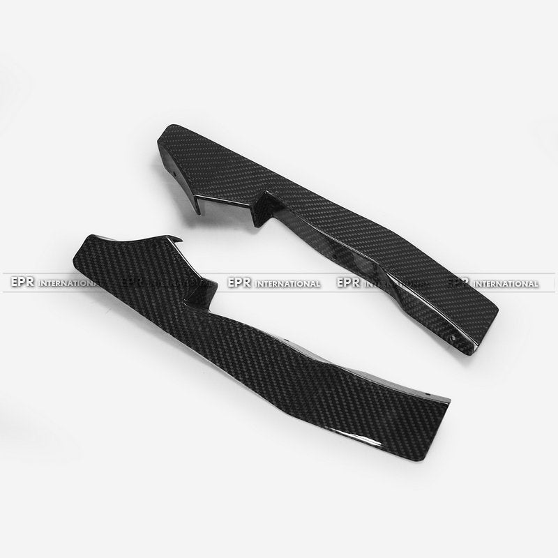 Honda 17 onwards Civic Type R FK8 VRSAR2 Style Front Bumper Canard 4Pcs