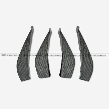 Honda 17 onwards Civic Type R FK8 VRS-W Type Front bumper canard 4Pcs