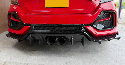 Honda 17 onwards Civic Type R FK8 JS Type rear diffuser