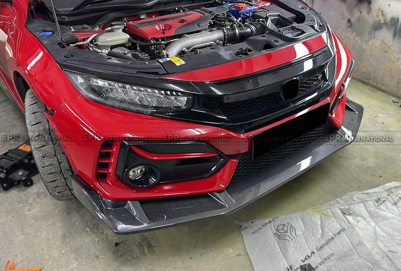 Honda 17 onwards Civic Type R FK8 JS-S Type front lip 2 Pcs