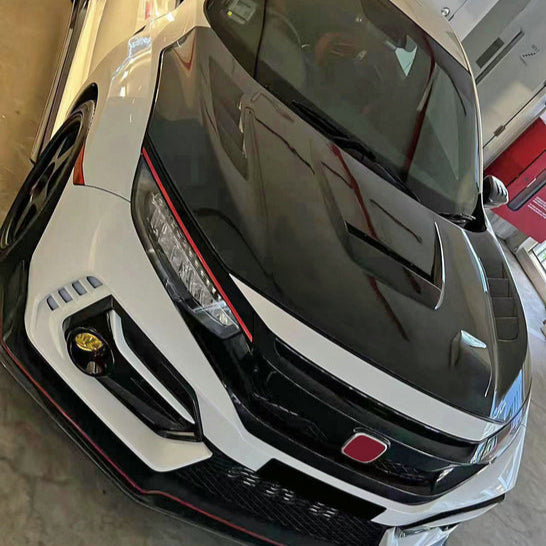 Honda 17 onwards Civic FK8 Type R Hatchback JS Type Hood (5 Door hatch only)