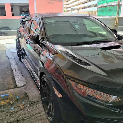 Honda 17 onwards Civic Type R FK8 VRS Type Hood side duct 4Pcs