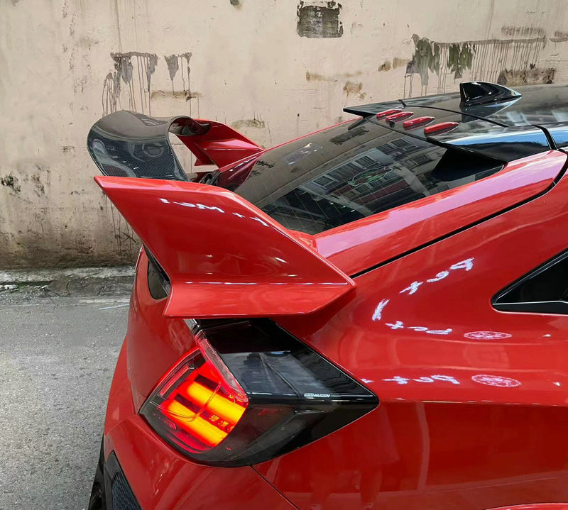 Honda 17 onwards Civic Type R FK8 VRSAR1 Style Rear wing flap (5 Door Hatch)