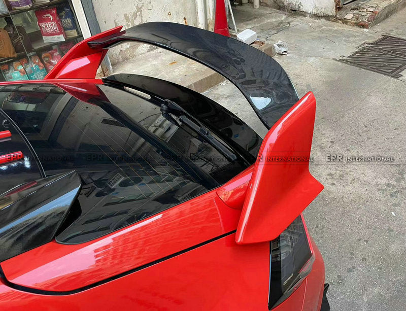 Honda 17 onwards Civic Type R FK8 VRSAR1 Style Rear wing flap (5 Door Hatch)