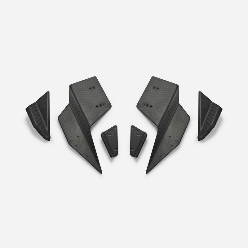 Honda 17-19 Civic Type R FK8 JS Style Front grill Emblem holder (Fit FK8-FG-JS) (2020 on need use 2016-19 logo emblem)
