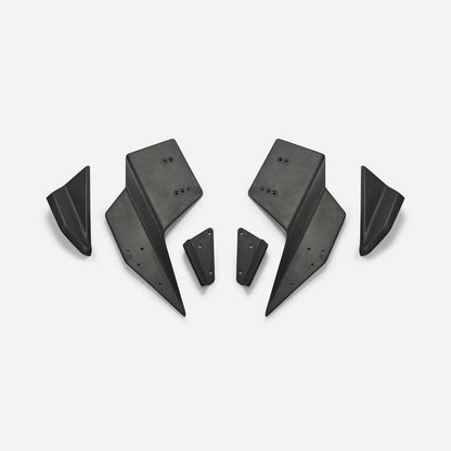 Honda 17-19 Civic Type R FK8 JS Style Front grill Emblem holder (Fit FK8-FG-JS) (2020 on need use 2016-19 logo emblem)