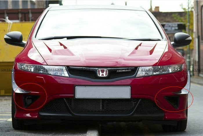 Honda 07-11 Civic FN2 Type R Fog Light Cover (Both Open)