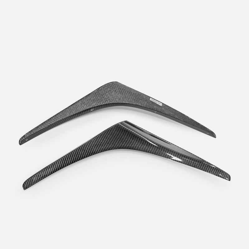 Infiniti G37 2 Door RB Style Front Bumper Canard