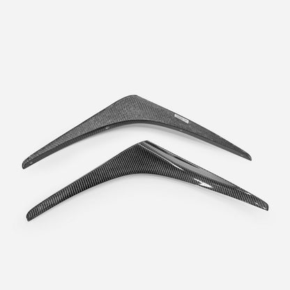 Infiniti G37 2 Door RB Style Front Bumper Canard