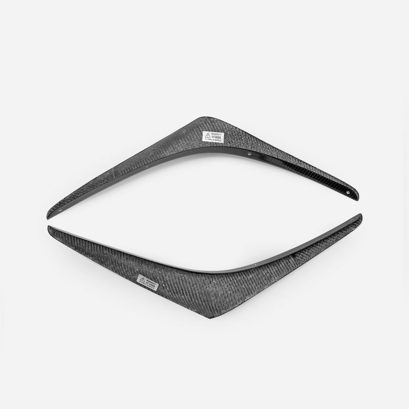 Infiniti G37 2 Door RB Style Front Bumper Canard