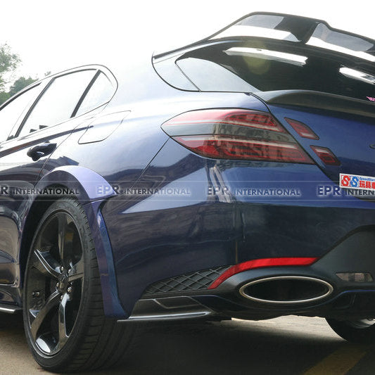 Genesis 2022 G70 facelift Hyperblade rear spat
