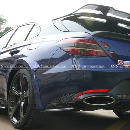 Genesis 2022 G70 facelift Hyperblade rear spat