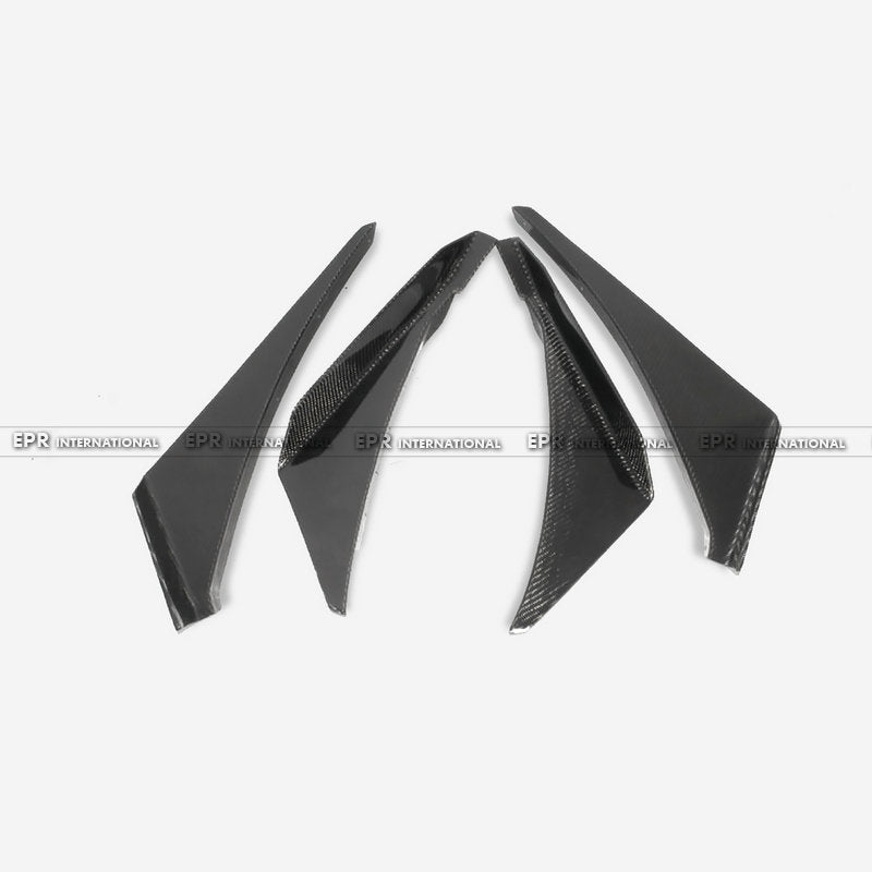 Lotus 2007 Exige S2 front bumper canard 4Pcs