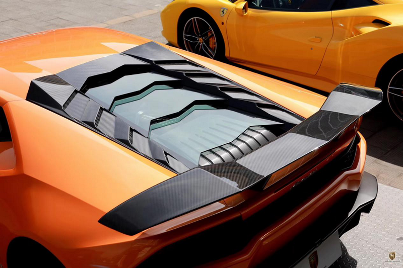 Lamborghini 14 onwards Huracan LP580 LP610 MAN Style Engine Cover with arylic