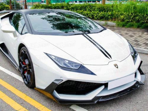 Lamborghini 14 onwards Huracan LP610 DM Style Front Lip with canard