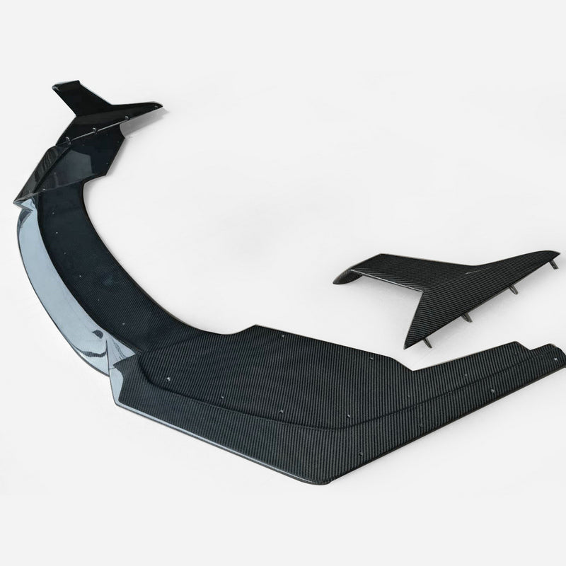 Lamborghini 14 onwards Huracan LP610 DM Style Front Lip with canard