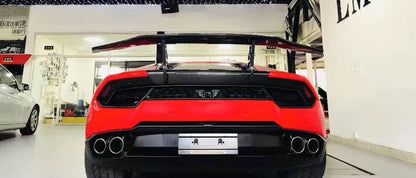 Lamborghini 14 onwards Huracan LP580 LP610 DMC Type GT Spoiler With OEM Trunk Base