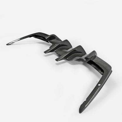 BMW 6 SERIES M6 F06 F12 F13 V-style rear diffuser (Rear M6)