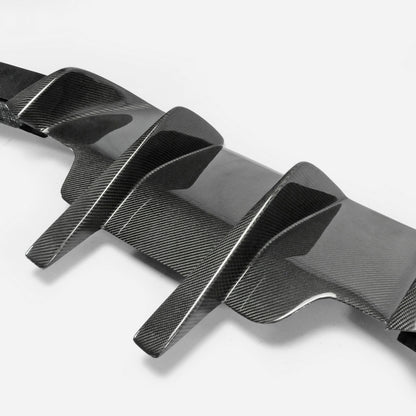 BMW 6 SERIES M6 F06 F12 F13 V-style rear diffuser (Rear M6)