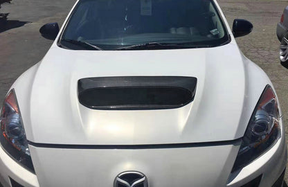 14-18 Mazda 3 MPS 3Dr 5Dr Hatch ZR Style Large Hood Scoop