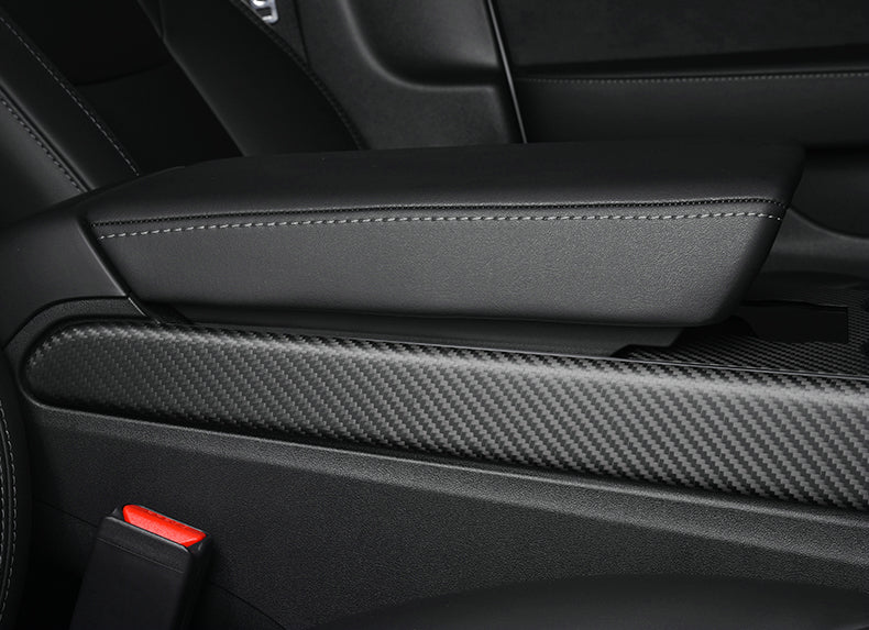 Tesla Model 3 Center console side panel caps 2Pcs