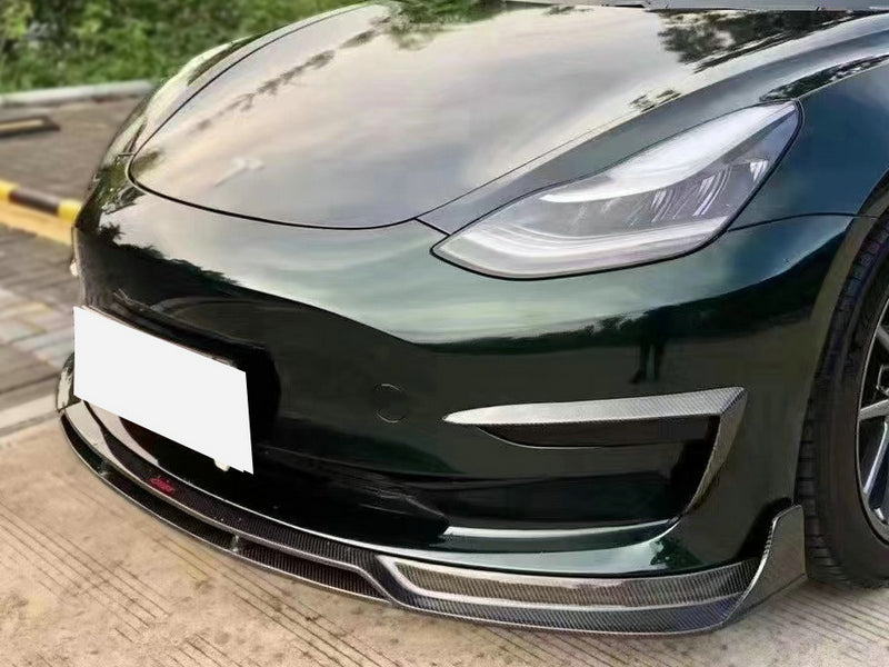 Tesla Model 3 Type CM Front lip 2pcs
