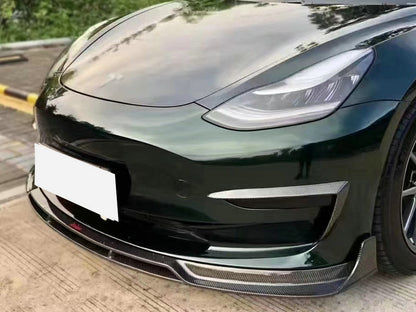 Tesla Model 3 Type CM Front lip 2pcs