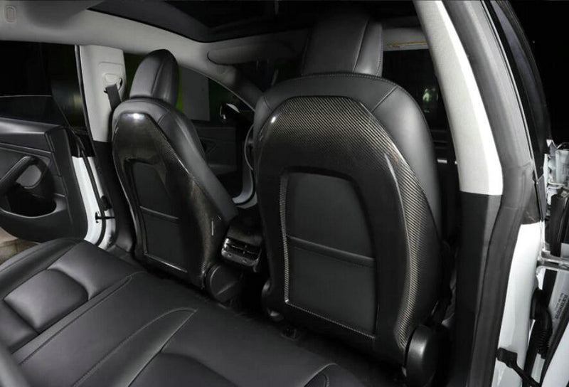 Tesla Model 3 & Y Seat Back Trim Set 2Pcs
