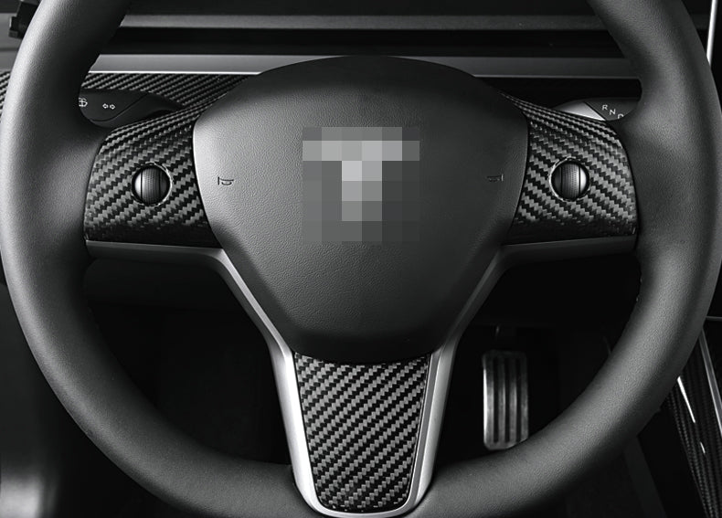 Tesla Model 3 & Y Steering Wheel Accents 3Pcs