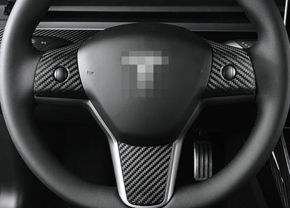 Tesla Model 3 & Y Steering Wheel Accents 3Pcs