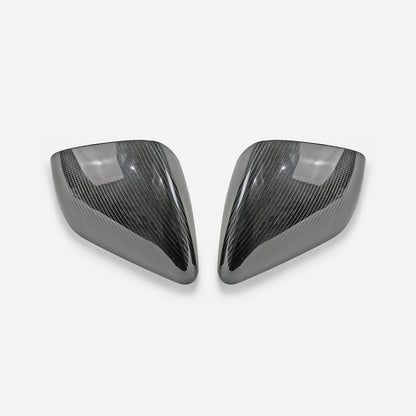 Ford Mustang 2015 Mirror Cover Stick On Type With Light Hole
