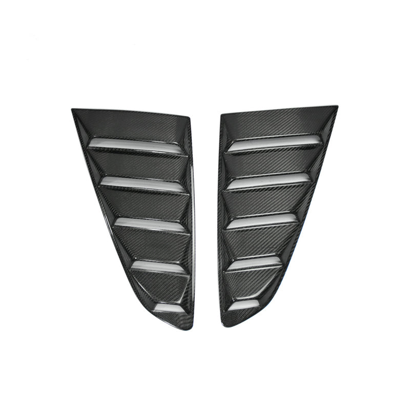 Ford Mustang 2015 GT350R Style Quarter Window Vents Louvers