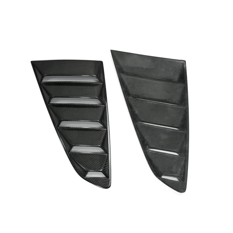 Ford Mustang 2015 GT350R Style Quarter Window Vents Louvers