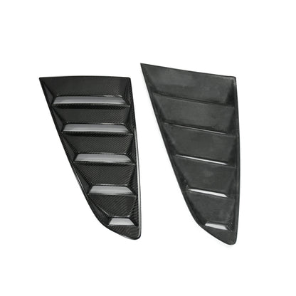 Ford Mustang 2015 GT350R Style Quarter Window Vents Louvers