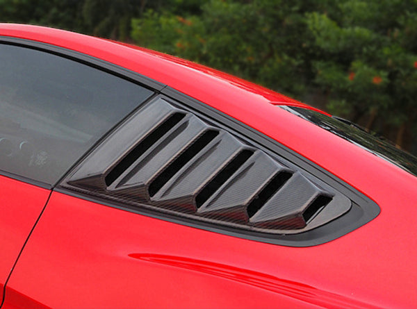 Ford Mustang 2015 GT350R Style Quarter Window Vents Louvers